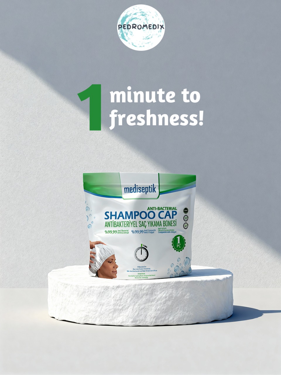 Shampoo Cap with Chlorhexidine