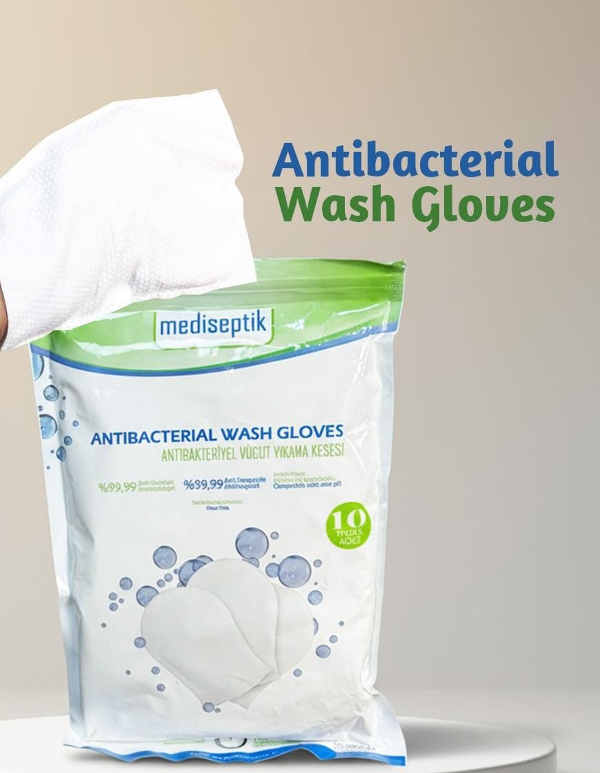 Wash Gloves with Chlorhexidine
